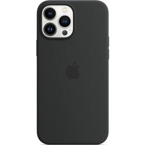 Apple iPhone 13 Pro Max Silicone Case with MagSafe and Camera Control: Lightweight Phone Case, Wireless Charging Compatible, Smooth Matte Finish, Black