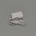 6V AC Adapter for Omron Blood Pressure Monitor Hem-ADPTW5, USA UL Listed Extra Long 6.6 Ft Cord Healthcare 5 7 10 Series BP5100 BP5250 BP5450 Charger Replacement Power Supply Cord, White