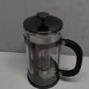 Veken French Press Coffee Maker 34oz,No Plastic Touching Cafe,Thickened Borosilicate Glass Stainless Steel Brewer,Cold Brew Cafetera Teapot for Kitchen Travel Camping,Gifts,Bar Accessories,Dark Pewter