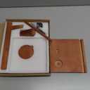 Yarn Holder for Crocheting Wooden Yarn Rack Stand with Phone Stand, Crochet Hook Storage and Magnetic Yarn Ball Holder Spinner