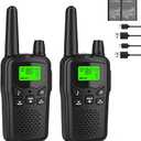 Maxx Action Durable Walkie Talkie Set kids 5+ Camando Series w/ Morse Code -NEW