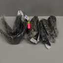 Col Bling Goddess Locs Crochet Hair 18 Inch 8 Packs Faux Locs Crochet Hair for Women Pre Looped Crochet Boho Goddess Faux Locs Crotchet Hair with Curly Ends #1B/Grey