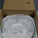 6.5 Quart Large Glass Mixing Bowls, Clear Glass Salad Bowls for Cooking, Salad Mixing, Fruit Bread Storage, Dishwasher, Microwave and Freezer