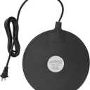Topincn Bird Bath Heater, Thermostatic Control Full Covered De Icer for Livestock Poultry and Wild Birds (24.5cm / 9.6in Diameter)