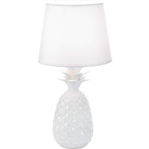Pineapple Topped Table Lamps (White)