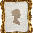 AELS 8x10 Inch Vintage Picture Frame, Elegant Antique Photo Frames with Glass Front, Photo Display, Tabletop Wall Hanging, Gift Ideas (Golden Bronze)