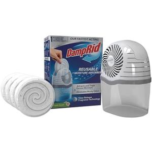 DampRid Moisture Absorber Drop-In Tablet Refill Pack, Fresh Scent, 15.8 oz., 4 Pack, Attract and Trap Excess Moisture and Eliminate Musty Odors for Cleaner, Fresher Air