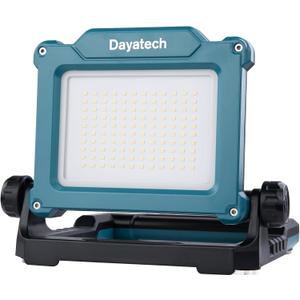 Cordless LED Work Light Compatible with Makita 18-20V Battery, Magnetic Base for Under Hood, 4000 LM 25 W Brightness Adjustable, Flickerless, (Light Only/Charger Not Included)