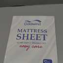 Cot Sheets 31" x 75", Cot Size Sheet Fitted with Narrow Twin/Camp Bunk/Rvs Bunk/Guest Beds/Army Cots/Trifold Mattress, Super Soft Breathable Microfiber Bed Cover, Bottom Sheet, White