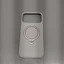 TORRAS Q3 Silicone for iPhone 17 Pro Max Case Stand, Fit for MagSafe, Liquid Silicone Soft Cozy Grip, 360 Spin Magnetic Stand, Camera Control, Protective Case for iPhone 17 Pro Max, Ivory Gold