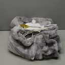 Homemate Heated Blanket Electric Throw - 50"x60" Heating Blanket Throw 1/2/4/6/8 Hours Auto-Off 10 Heat Levels Over-Heat Protection Luxury Faux Fur Sherpa ETL Certification