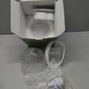 200ml Glass Reservoir Essential Oil Diffuser with Glass Dome Ultrasonic Aromatherapy Diffuser with Four Timer Colorful Light Auto-Off for Home Office Bedroom