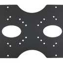 Mount Plus 201D VESA Monitor and TV Mount Extender Conversion Kit | 100x100, 200x200 Convert to 400 x 200 Adapter Plate for TV Wall Mounts | Heavy Duty and Hardware Included