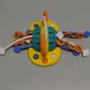 VoMii High Chair Toys with Suction Cup, Montessori Sensory Toys for 1 Year Old Fine Motor Skills,Food Grade Silicone Pull String Activity Gift for Baby Infant Toddlers