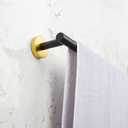 12-Inch Towel Bar Towel Rack Wall Mounted SUS 304 Stainless Steel Towel Rail Towel Rod for Bathroom Modern Style Black & Gold