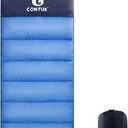 Sleeping Bags for Adults, Green Material, Waterproof, Improved Skin-Friendly Poly-Pongee Lining, Camping Sleeping Bag with Optimized Zippers and Stitching, Blue & Black, 3-4 Seasons