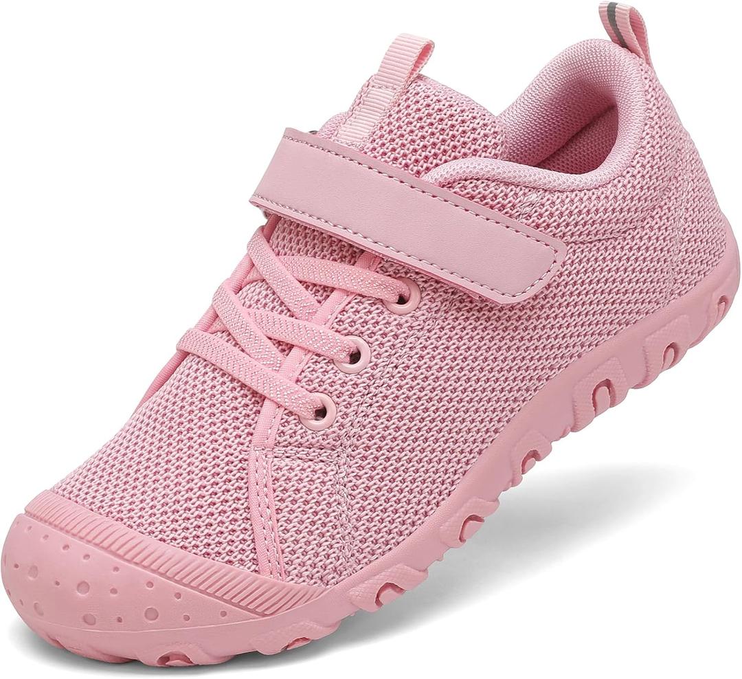 Boys Girls Shoes Anti-Collision Girls Boys Sneakers Slip on Running Tennis Shoes for Toddler/Little Kid/Big Kid (Pink)