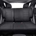 Equinox Seat Covers Custom Fit for 2025 2026 Chevrolet Equinox LT,RS,Activ (Not for EV),Full Coverage,Airbag Compatible Polyester Car Seat Protector(Full Set,Black)
