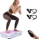 ROTAI Vibration Plate Exercise Machine for Lymphatic Drainage Massager & Weight Loss, 400 lbs Capacity Whole Body Vibrating Shake Plate Workout for Women and Men