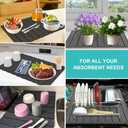 Large Diatomaceous Stone Drying Mat for Kitchen Counter, Quick Dry Collapsible Drying Mat , Absorbent Bath Mat for Kitchen Dishes Cups Bottles Bathroom Any Countertop, 24 In x 16 In, Dark Gray