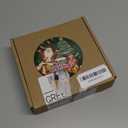 LAWOHO Christmas Tree Topper Retro Woven Star with Lights, Farmhouse Christmas Decor, Mini Rustic 6 Inch Star with 6H Timer, Light Up Christmas Tree Decorations, for Xmas Tree, Holiday, Party