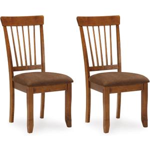 Ashley Signature Design D199-01 2-Piece Dining Chair, Light Brown