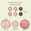 All in One Baked Makeup Face Palette Set - Includes 6 Eyeshadows, Bronzer, Blush, Highlighter & Brushes, Shimmer & Matte Shades, Highly Pigmented & Long-Lasting - Full Size Makeup Set