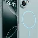 Magnetic for iPhone 17 Case, [Matte Solid Color] [Full Camera Protection] Protective Case for iPhone 17 - Slate Gray