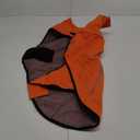 Mile High Life Dog Raincoat, Adjustable Waterproof Reflective Rain Jacket for Small Medium Large Dogs, Lightweight Breathable Pet Rain Coat with Leash Hole(Orange,L Chest 32-40")