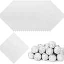 PATIKIL Foil Candy Wrappers 5x5 Inch, 100 Pcs Square Fine Grid Aluminium Foil Candy Wrapping Paper for DIY Chocolate Candies Packaging Decoration, Silver