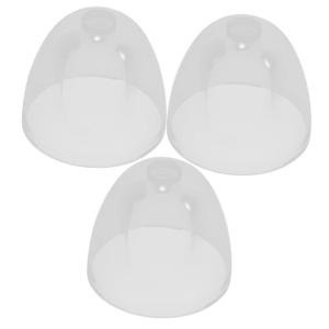 Toyvian 3 Pcs Clear Plastic Bottle Caps Lids for Feeding Bottles Accessories Convenient Replacement for Milk Bottle Use