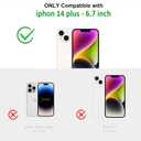 3 x Halloween Case for iPhone 14 Plus Pumpkin, Ghost Designed Soft Slim Fit TPU Anti-Scratch Shockproof Protective Mobile Cover Clear Phone Case for iPhone 14 Plus