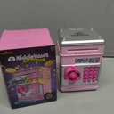 Piggy Bank for Kids - Electronic Money Saving Box w/Code- ATM Safe - Toy Coin Bank - Toys for Girls Age 3, 4, 5, 6, 7 - Birthday Gifts for 8, 9, 10, 11, 12 Year Old Girl (Pink & Silver)