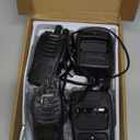 Walkie Talkies Rechargeable Long Range Two-Way Radios with Earpieces,2-Way Radios UHF Handheld Transceiver Walky Talky with Flashlight Li-ion Battery and Charger2 Pack