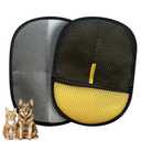 NoWoof 2PCS Pet Hair Removal Glove for Cats & Dogs – Upgraded Reusable Electrostatic Pet Hair Remover Tool for Couch, Clothing, Carpets & Car Seats