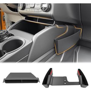Center Console Organizer Compatible with 2021-2024 Ford Bronco Sport/2020-2024 Ford Escape Shifter Storage Box Gear Shifter Insert Tray for Bronco Sport/Escape Accessories(Shifter+Insert Tray)