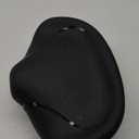 Noseless Bike Seat Cushion for Men & Women - Extra Padding & Comfort Wide Bicycle Seat, Oversized Comfortable Saddle for Peloton Bikes, Exercise Bikes, Electric Bikes, Cruiser Bikes (Black)