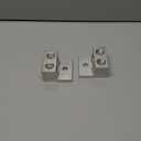 NSI 2-1000T Dual Rated Mechanical Double Lug, 1000-500 MCM Wire Range, 1/2" Mounting Hole, 3.19" Width, 1.88" Height, 3.25" Length