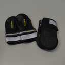 QUMY Dog Shoes for Large Dogs, Medium Dog Boots & Paw Protectors for Winter Snowy Day, Summer Hot Pavement, Water-Resistant in Rainy Weather, Outdoor Walking, Indoor Hardfloors Skid-Resistant Sole (Size 6: 2.6''x3.0''(W*L) (Pack of 4))