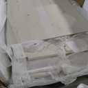 VASAGLE Hall Tree with Bench and Shoe Storage, Coat Rack with Shoe Bench, Entryway Furniture, 6 Tri-Hooks, Sliding Door, Farmfouse Style, Space Saving, Rustic White and Honey Brown UHSR442W01 (15.7"D x 41.7"W x 78.7"H)