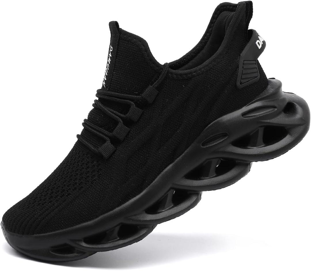 Workout Shoes for Women - Slip-On Tennis & Running Sneakers Lightweight Breathable Non-Slip Gym Training Shoes Size: 9