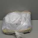 2 Pack White Table Cloth for 6 Foot Rectangle Tables, White Stretch Fitted Tulle Table Covers Skirt, Rectangular Ruffle Tutu Tablecloth Wedding Banquet Baby Shower Cake Tablecloths Decorations