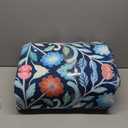 8x10 Area Rugs for Living Room, Washable Rug Floral Vintage Rugs for Bedroom Non Slip Low Pile Large Blue Boho Carpet Indoor Kitchen Dining Room Office Playroom Floor Mat