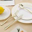 N9R 72PCS Gold Plastic Forks, Solid, Durable and Heavy Duty Plastic Forks, Perfect Utensils for Parties, Thanksgiving, Christmas and Daily Use