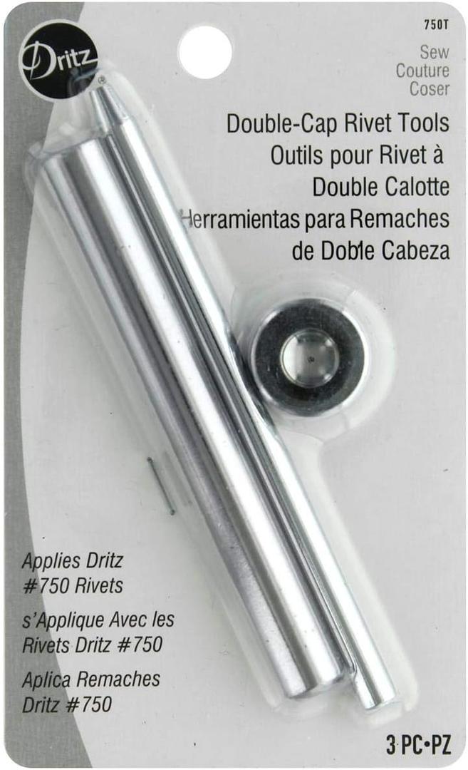 Dritz 750T Double-Cap Rivet Tools, Metal