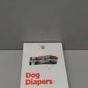 Pet Parents Washable Dog Diapers (3pack) + Extendrs of Durable Doggie Diapers, Premium Dog Diapers Female (Large, Natural) (Large (19-27"))