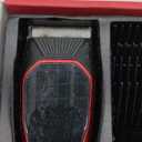 Horse Clippers,Quiet 2-Speed Horse Grooming Clippers,Rechargeable Pet Shaver with Scissors for Matted Long Hair,Cordless Wide-Blade Powerful Horse Trimmer Kit for Thick Coat #066 Red