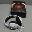 AOC Wireless Gaming Headset Compatible with ps5/4, PC, USB-C & Bluetooth 5.4 & 2.4GHz Gaming Headphones with Noise Canceling Mic, 7.1 Virtual Surround,20ms Latency, 45H, RGB- White