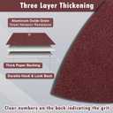 4 x 100 Pcs Mouse Detail Sander Sandpaper, Oscillating Multi Tool Sanding Pads, 3-1/8 inch & 2 Inch Triangular Sanding Sheets Kit, Assorted 60/80/120/180/240 Sanding Pads for Mouse Sander