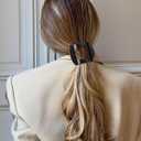 6 PCS French Flat Hair Clips for Women 2 Styles Large Matte Flat Claw Clips Strong Hold No-Slip French Hair Barrettes for Thick Thin Hair(Multicolor 1)